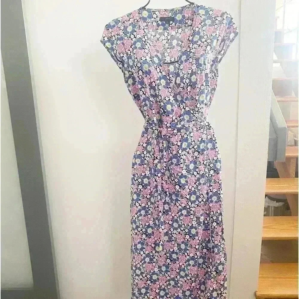 J.crew‎ floral midi dress XS